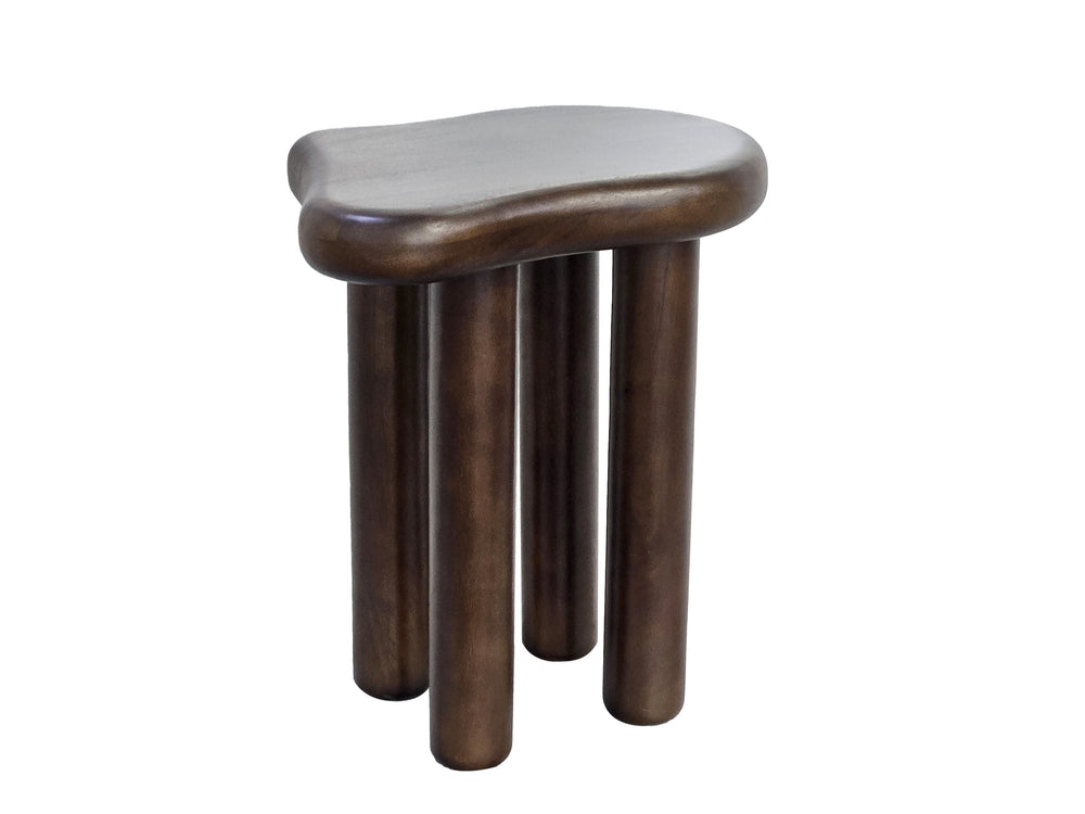 Basset Mirror Camden End Table - Modern Elegance In Solid Wood With Royal Mango Finish For Stylish Living Spaces Brown Wood 6039-lr-220
