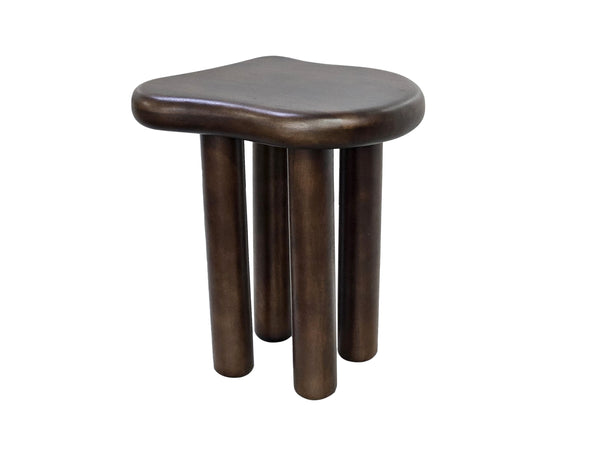 Basset Mirror Camden End Table - Modern Elegance In Solid Wood With Royal Mango Finish For Stylish Living Spaces Brown Wood 6039-lr-220