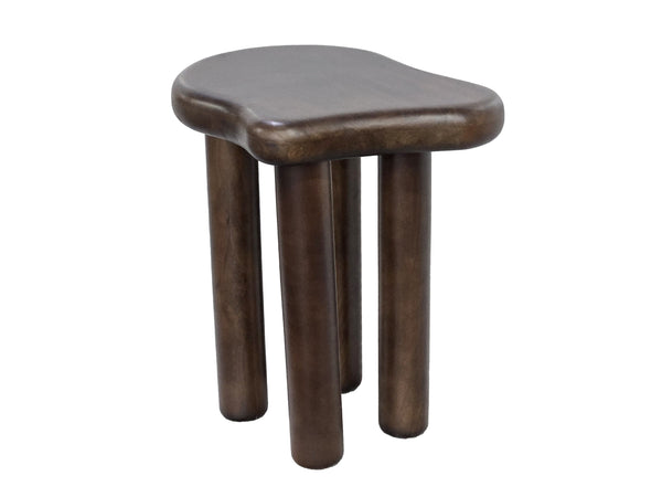 Basset Mirror Camden End Table - Modern Elegance In Solid Wood With Royal Mango Finish For Stylish Living Spaces Brown Wood 6039-lr-220