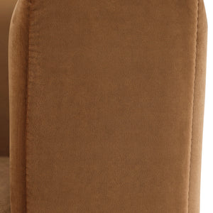 Marlon Saddle Velvet Chair 603Saddle-C Meridian Furniture