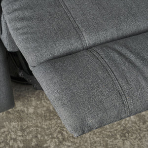 English Elm Christopher Knight Home® - Charcoal Glider Recliner Swivel Chair - Compact Manual Reclining Fabric Seat, Plush Ergonomic Comfort 61368.00CCL