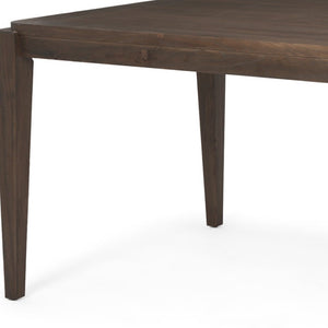 HomeRoots 72" Dark Brown Wood Dining Table - Modern Rectangular Centerpiece for 6, Durable & Stylish Design 604017