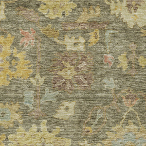 Homeroots 3' Stylish Floral Washable Area Rug For Indoor And Outdoor Use - Durable, Stain-resistant Design 9' X 12' Polyester 604106