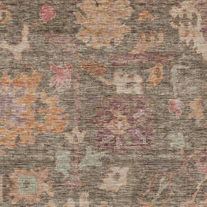 Homeroots 3' Stylish Floral Washable Area Rug For Indoor And Outdoor Use - Durable, Stain-resistant Design 3' X 5' Polyester 604108