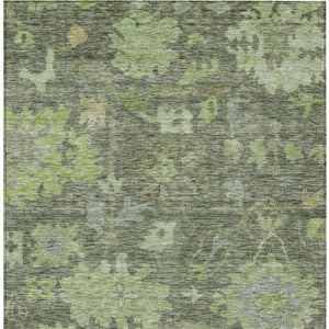 Homeroots 3' Stylish Floral Washable Area Rug For Indoor And Outdoor Use - Durable, Stain-resistant Design 8' X 10' Polyester 604123