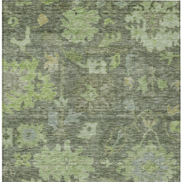 Homeroots 3' Stylish Floral Washable Area Rug For Indoor And Outdoor Use - Durable, Stain-resistant Design 10' X 14' Polyester 604125