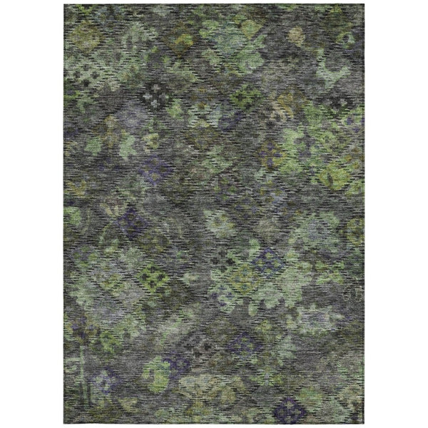 HomeRoots 5' Durable Floral Area Rug for Indoor & Outdoor Use - Easy Maintenance, Stain Resistant Design 10' X 14' 604149