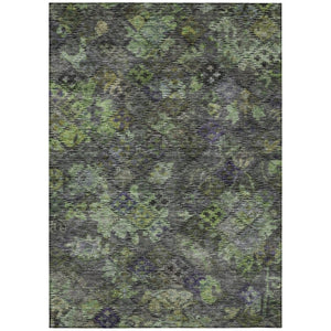 HomeRoots 5' Durable Floral Area Rug for Indoor & Outdoor Use - Easy Maintenance, Stain Resistant Design 10' X 14' 604149