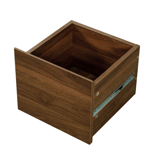 English Elm Kitchen Small Sideboard Countertop Organizer with Sliding Glass Doors, 3 Drawers & Display Shelf, Modern Storage Cabinet W331P289098