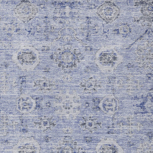 Homeroots 3' Artichoke Green Damask Washable Indoor Outdoor Area Rug – Durable, Stylish, And Stain Resistant 9' X 12' Polyester 604190