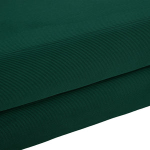 English Elm UNITED modular foldable sofa with metal frame, corduroy upholstery, side pocket & quick assembly convenience Emerald W1568P375638