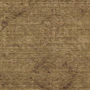 Homeroots 3' Brown And Tan Floral Washable Area Rug For Indoor And Outdoor Use - Durable And Stylish Design 10' X 14' Polyester 604209