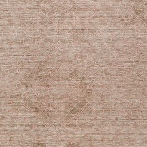 Homeroots 3' Brown And Tan Floral Washable Area Rug For Indoor And Outdoor Use - Durable And Stylish Design 10' X 14' Polyester 604221