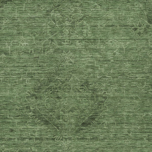 Homeroots 3' Brown And Tan Floral Washable Area Rug For Indoor And Outdoor Use - Durable And Stylish Design 3' X 5' Polyester 604222