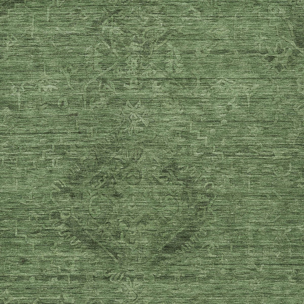 Homeroots 3' Brown And Tan Floral Washable Area Rug For Indoor And Outdoor Use - Durable And Stylish Design 3' X 5' Polyester 604222