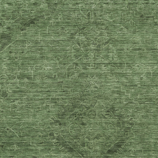 Homeroots 3' Brown And Tan Floral Washable Area Rug For Indoor And Outdoor Use - Durable And Stylish Design 5' X 8' Polyester 604223