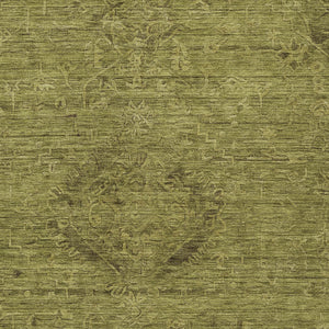 Homeroots 3' Brown And Tan Floral Washable Area Rug For Indoor And Outdoor Use - Durable And Stylish Design 3' X 5' Polyester 604234