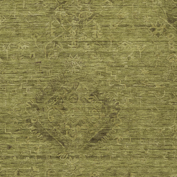 Homeroots 3' Brown And Tan Floral Washable Area Rug For Indoor And Outdoor Use - Durable And Stylish Design 3' X 5' Polyester 604234