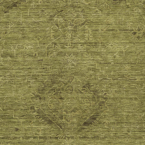 Homeroots 3' Brown And Tan Floral Washable Area Rug For Indoor And Outdoor Use - Durable And Stylish Design 5' X 8' Polyester 604235