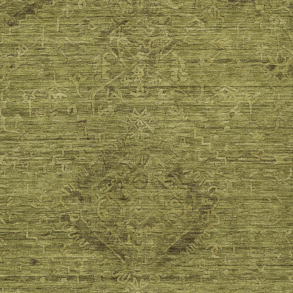 Homeroots 3' Brown And Tan Floral Washable Area Rug For Indoor And Outdoor Use - Durable And Stylish Design 5' X 8' Polyester 604235