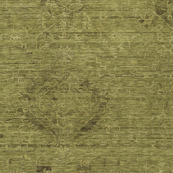 Homeroots 3' Brown And Tan Floral Washable Area Rug For Indoor And Outdoor Use - Durable And Stylish Design 8' X 10' Polyester 604237