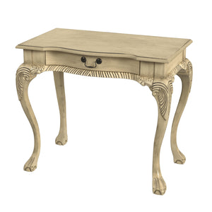 Butler Specialty Dupree Traditional Writing Desk With Hand-carved Accents And Antique Brass Hardware, Elegant Finish Beige Rubberwood,Mdf,Oak Veneer 6042424-butler