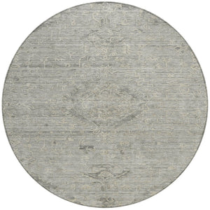 Homeroots 3' Brown And Tan Floral Washable Area Rug For Indoor And Outdoor Use - Durable And Stylish Design 8' Round Polyester 604242