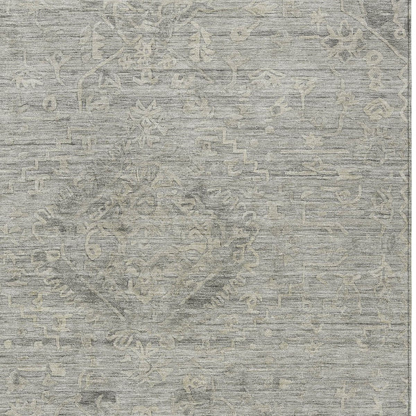 Homeroots 3' Brown And Tan Floral Washable Area Rug For Indoor And Outdoor Use - Durable And Stylish Design 8' X 10' Polyester 604243