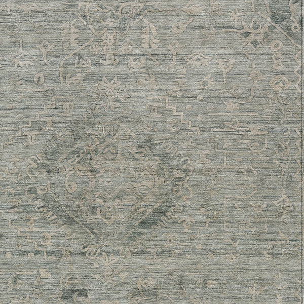 Homeroots 3' Brown And Tan Floral Washable Area Rug For Indoor And Outdoor Use - Durable And Stylish Design 9' X 12' Polyester 604250