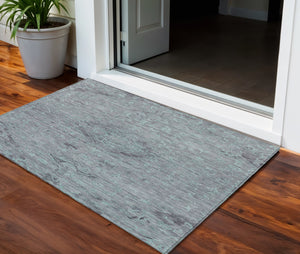 Homeroots 3' Brown And Tan Floral Washable Area Rug For Indoor And Outdoor Use - Durable And Stylish Design 3' X 5' Polyester 604252