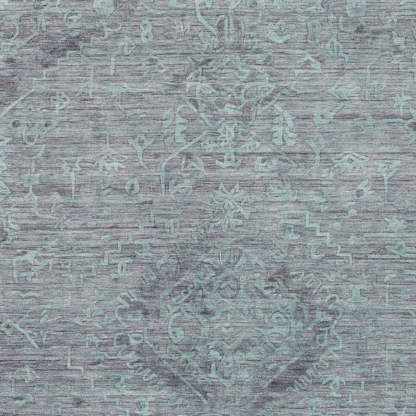 Homeroots 3' Brown And Tan Floral Washable Area Rug For Indoor And Outdoor Use - Durable And Stylish Design 8' X 10' Polyester 604255