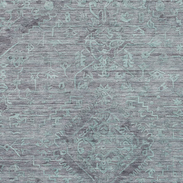 Homeroots 3' Brown And Tan Floral Washable Area Rug For Indoor And Outdoor Use - Durable And Stylish Design 9' X 12' Polyester 604256