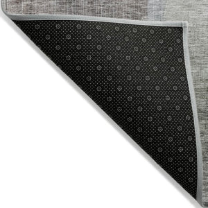 Homeroots 3' Abstract Washable Indoor Outdoor Area Rug In Brown, Green, And Blue - Durable And Stylish Decor 8' Round Polyester 604278