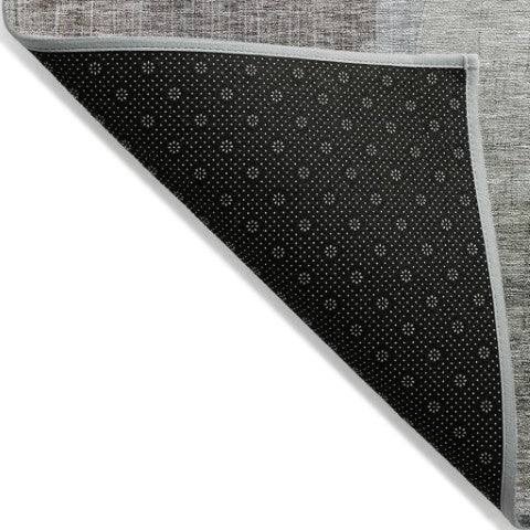 Homeroots 3' Abstract Washable Indoor Outdoor Area Rug In Brown, Green, And Blue - Durable And Stylish Decor 8' X 10' Polyester 604279