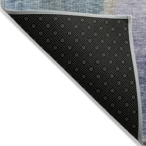 Homeroots 3' Abstract Washable Indoor Outdoor Area Rug In Brown, Green, And Blue - Durable And Stylish Decor 10' X 14' Polyester 604287