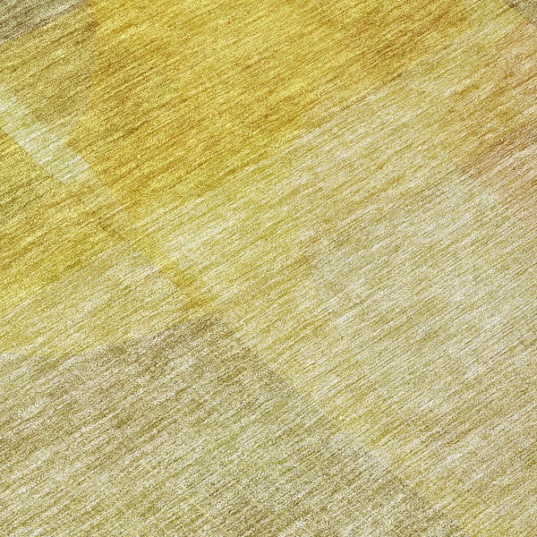 Homeroots 3' Abstract Washable Indoor Outdoor Area Rug In Brown, Green, And Blue - Durable And Stylish Decor 8' Round Polyester 604290