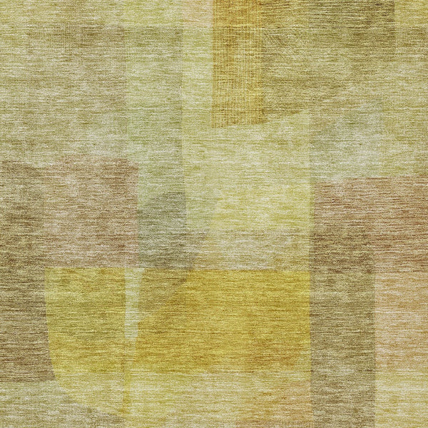 Homeroots 3' Abstract Washable Indoor Outdoor Area Rug In Brown, Green, And Blue - Durable And Stylish Decor 10' X 14' Polyester 604293