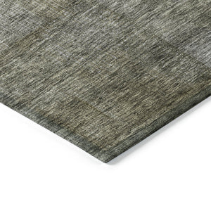 Homeroots 3' Abstract Washable Indoor Outdoor Area Rug In Brown, Green, And Blue - Durable And Stylish Decor 9' X 12' Polyester 604304