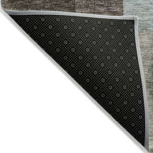 Homeroots 3' Stylish Geometric Indoor Outdoor Area Rug - Washable, Stain-resistant, Perfect For High Traffic Spaces 3' X 5' Polyester 604306