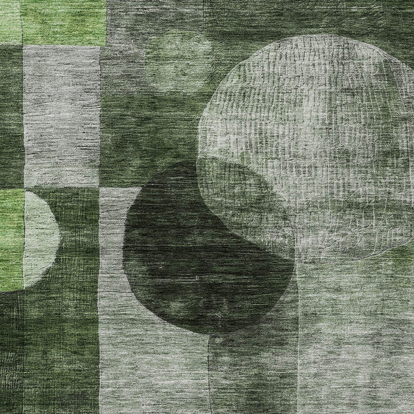 Homeroots 3' Stylish Geometric Indoor Outdoor Area Rug - Washable, Stain-resistant, Perfect For High Traffic Spaces 9' X 12' Polyester 604322