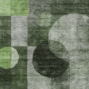 Homeroots 3' Stylish Geometric Indoor Outdoor Area Rug - Washable, Stain-resistant, Perfect For High Traffic Spaces 10' X 14' Polyester 604323