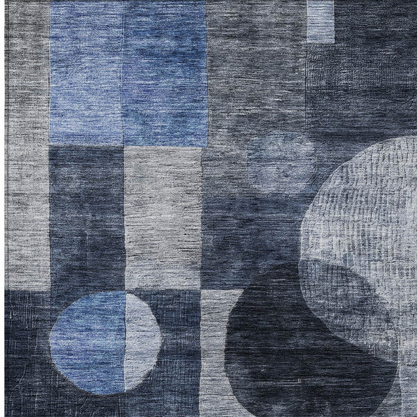 Homeroots 3' Stylish Geometric Indoor Outdoor Area Rug - Washable, Stain-resistant, Perfect For High Traffic Spaces 10' X 14' Polyester 604335