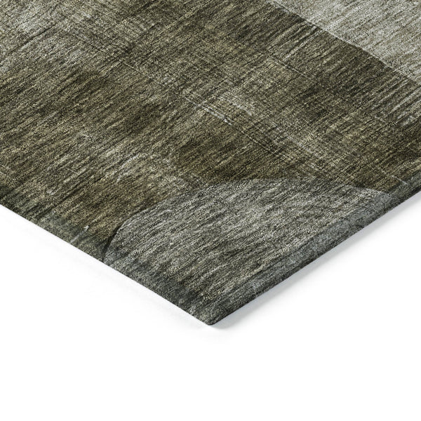 Homeroots 3' Stylish Geometric Indoor Outdoor Area Rug - Washable, Stain-resistant, Perfect For High Traffic Spaces 9' X 12' Polyester 604352