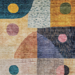 Homeroots 3' Artichoke Green Gray Charcoal Geometric Washable Area Rug For Indoor And Outdoor Spaces 9' X 12' Polyester 604412