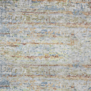 Homeroots 3' Artichoke Green Striped Washable Area Rug - Stylish Indoor & Outdoor Comfort For Any Space 10' X 14' Polyester 604529