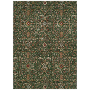 Homeroots 3' Black Brown Red Floral Washable Area Rug For Indoor Outdoor Spaces – Durable & Stylish Design 9' X 12' Polyester 604593