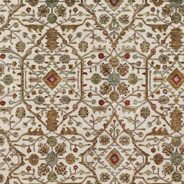 Homeroots 3' Black Brown Red Floral Washable Area Rug For Indoor Outdoor Spaces – Durable & Stylish Design 8' X 10' Polyester 604598