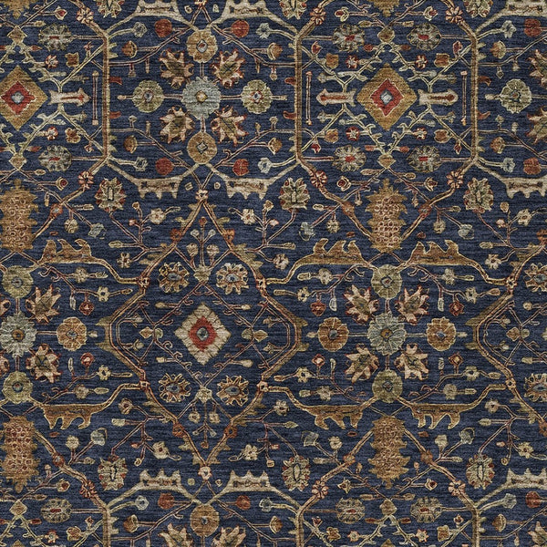 Homeroots 3' Black Brown Red Floral Washable Area Rug For Indoor Outdoor Spaces – Durable & Stylish Design 3' X 5' Polyester 604601