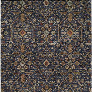 Homeroots 3' Black Brown Red Floral Washable Area Rug For Indoor Outdoor Spaces – Durable & Stylish Design 10' X 14' Polyester 604606