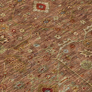 Homeroots 3' Black Brown Red Floral Washable Area Rug For Indoor Outdoor Spaces – Durable & Stylish Design 5' X 8' Polyester 604608